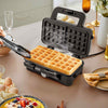 Sandwich Maker 3 in 1 Breakfast Maker w/ 5-gear Temperature Control