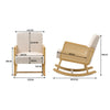 Vintage Upholstered Fabric Armchair with Button Lounge Chair Solid Wooden Frame
