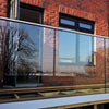 10mm Toughened Glass Clear Glass Balustrade Panels for Decking Balcony Stairs
