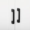 170cm Freestanding Kitchen Cupboard 4-Door Storage Cabinet w/ 4 Shelves, White