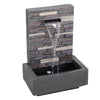 Garden Solar/Electric Water Feature LED Fountain Out/Indoor Resin Ornament Light