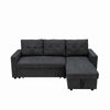 Panana Corner Sofa Bed with Storage PU Leather/Fabric Universal Corner Chaise