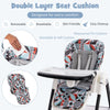 Folding Baby High Chair Convertible High Chair Adjustable Feeding Dining Chair
