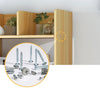 Desktop Bookshelf Storage Rack Home Office Bookcase Organizer Assembly Required