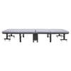 Four-Fold Temporary Bed Frame Mobile Office Lounge Guest Bed Frame Bedstead 3ft
