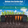 Outdoor Metal Raised Garden Bed Elevated Planter Box Patio Planter Raised Bed
