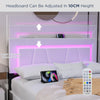4FT6 STORAGE UPHOLSTERED BED FRAME DOUBLE WITH USB PORT & LED LIGHT,4 DRAWER NEW