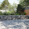 Gabion Basket with Cover 900x100x50 Galvanised P7V1