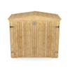 Wooden Garden Shed Storage Tool Organizer Outdoor Bike Shelter Doors Windowless