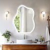 Irregular LED Bathroom Mirror Cloud-shape Vanity Mirror Frameless Smart Mirror