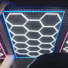 14Hex RGB Hexagon LED Lighting Car Garage Detail Wash Home Workshop Retail Lamp