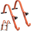 Pair Extension Ladder Roof Hook w/ WHEEL Ladders Adapter Ladder Stabilizer Climb