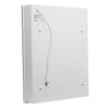 Bathroom Wall Led Mirror Cabinet Metal Back Box Storage with Clock Shaver Socket