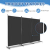 Folding 3/4/6 Panels Room Divider Freestanding Wall Privacy Screen Protector