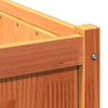 CIADAZ Garden Planter Wax Brown 90x50x50 Solid Wood Pine, Planters For K6K8