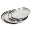 SET OF 4 SILVER STAINLESS STEEL METAL ELECTRIC COOKER HOB RING COVER COVERS LID
