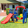 3 in 1 Toddler Slide and Swing Set Indoor Outdoor Climber Slide Playset