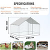 3X2X2m Chicken Run Cage Large Walk In Coop Poultry Hen Rabbit Duck Kennel Hutch