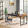 Tribesigns 160 cm Executive Desk, Large Office Computer Desk with Metal Frame