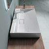 Modern Bathroom Wash Basin Sink Stone Resin Countertop Wall Hung Full Size Range
