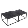 FATIVO Marble Nesting Coffee Table Stacking Table fr Living Room Bedroom Balcony