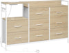 8 Chest of Drawers with Charging Station Bedroom Bedside Cabinet Furniture