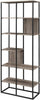 Tall Bookcase Shelf Storage Shelving Units Free Standing Open Wood Bookshelf