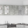 Kitchen Wall Cabinet Concrete Grey 60x31x60 cm Engineered Wood vidaXL