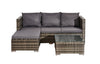 Corner Sofa L-Shaped Rattan Set 4 Seater Indoor/Outdoor Garden Furniture Patio