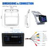 32G Android 13 9" Bluetooth For Peugeot 307 2002-13 Car Stereo GPS Touch Screen