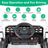 Toddler Electric Vehicle 12V Kids Ride On Car toys w/Remote Control-White