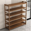 6 Tier Wooden Shoe Rack Tall Storage Shelf Cabinet Footwear Stand Organiser Home