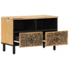 TV Cabinet Stand Entertainment Centre Media Unit Solid Wood Mango