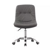 Adjustable Cushioned Computer Desk Office Chair Chrome Legs Lift Swivel Chairs