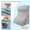 3PCS Bed Wedge Pillow Set Ergonomic Incline Pillow Post-surgery Triangle Pillow