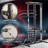 Exercise Pulley Machine Power Tower with Adjustable Seat and Cable Positions