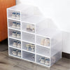 12PCS Shoe Storage Box Stackable Boxes Multipurpose Pack Sneaker Containers Bins