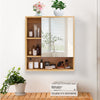 Wall-Mounted Medicine Cabinet with Mirror Single Door Bathroom Storage Cabinet