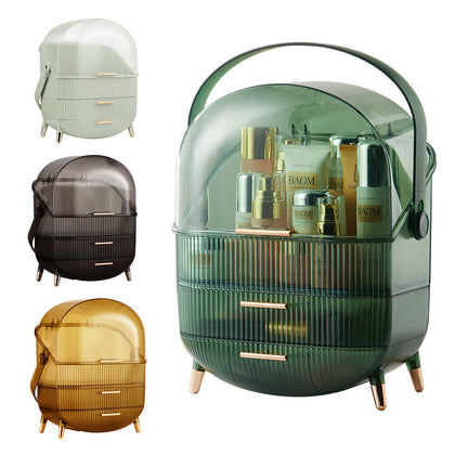 Large Makeup Organizer Vanity Case Beauty Box Make up Travel Cosmetic Portable