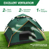Full Automatic Instant Pop Up Camping Tent Family Outdoor Hiking Shelter 3-4 Man