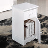 Set of 2 Chic Bedside Cabinet Table Nitghtstands w/ Storage Drawer and Cupboard