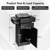 Beauty Salon Storage Cabinet Locking Barber Styling Equipment Station