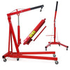 1 Ton Tonne Engine Crane Stand Hoist lift Jack Tools Hydraulic Stand Folding Red