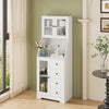 Wooden Kitchen Cupboard Storage Cabinet Microwave Oven Holder with Drawer Shelf