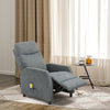 Massage Recliner Chair Heating Sofa Fabric Upholstered Armchair with Controller