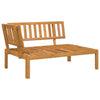 Cizuho 4 Piece Garden Pallet Sofa Set Solid Wood Acacia,Garden Corner S8Y4