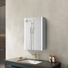 Bathroom Mirror Cabinet Wall Mounted 1/2 Doors Mirror Storage Shelf Cupboard NEW