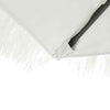 Garden Parasol with Steel White 268x268x226 Q5K9