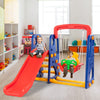 3 in 1 Toddler Slide and Swing Set Kids Climber Slide Playset Activity Center
