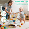Toddlers Push Toy Montessori Walker Toy with Wheels-Green